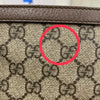 GUCCI 古馳 GG CANVAS TOTE BAG 帆布老花托特包 棕色 金釦