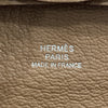 HERMES 愛馬仕 Bastia W刻 零錢包 山羊皮 棕色 銀釦