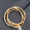 CARTIER 卡地亞 TRINITY 三環戒指 戒指 #50 6.3G AU750 YG PG WG 自訂貨號：2300046066939