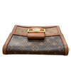 LOUIS VUITTON 路易威登 M45959 MINI DAUPHINE 達芙妮肩背包 PVC帆布 老花 棕色 金釦