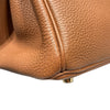 HERMES 愛馬仕  BIRKIN25 金棕色 牛皮 金釦