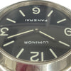 PANERAI 沛納海 LUMINOR BASE 44mm 手動上鍊機械腕錶 PAM00112 不鏽鋼 黑色/銀色