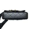 CHANEL 香奈兒 CLASSIC FLAP BAG 18 翻蓋側背包 羊皮 黑色 金釦