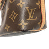 LOUIS VUITTON 路易威登 NANO NOÉ  深棕色 帆布 金扣