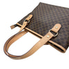CELINE 思琳 Macadamia 手提包 PVC帆布 棕色 金釦
