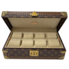 LOUIS VUITTON 路易威登 M47641 COFFRET 8 MONTRES 腕錶箱 棕色 PVC帆布 金釦