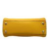 FENDI 芬迪 Mini Peekaboo Iconic Selleria 皮革 手提包 黃色 銀釦