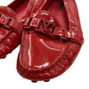 LOUIS VUITTON 路易威登 OXFORD FLAT 平底樂福鞋 漆皮 紅色 SIZE 38