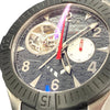 ZENITH 真力時 DEFY Classic Open El Primero 03.0531 鏤空飛返計時機械腕錶 不鏽鋼 自動上鍊 黑/銀