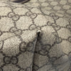 GUCCI 古馳 TOTE BAG 帆布 PVC 老花 托特包 棕色 金釦