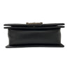 CHANEL 香奈兒 THE BOY BAG MINI 黑色 荔枝皮 魚子醬皮 銀釦