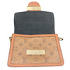 LOUIS VUITTON 路易威登 M45959 MINI DAUPHINE 達芙妮肩背包 PVC帆布 老花 棕色 金釦