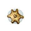 CHANEL 香奈兒 山茶花系列耳釘 18K 白陶瓷