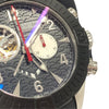 ZENITH 真力時 DEFY Classic Open El Primero 03.0531 鏤空飛返計時機械腕錶 不鏽鋼 自動上鍊 黑/銀