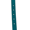 HERMES 愛馬仕 Hermès Loop Belt  湖水綠細皮帶 85cm 皮革 金釦