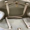 LOUIS VUITTON 路易威登 OnTheGo 壓紋托特包 米白 金釦