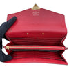 LOUIS VUITTON 路易威登 M58414 PALLAS MONOGRAM PVC帆布 長夾 紅色皮拚老花