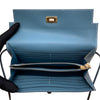 HERMES 愛馬仕 Kelly Long Wallet 🄼刻 長夾 Epsom皮 牛仔藍 金釦