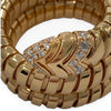 BVLGARI 寶格麗 Serpenti Tubogas 靈蛇系列 M號 戒指 18K PG 帶鑽