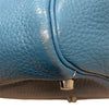 HERMES 愛馬仕  LINDY 34 TC牛皮 藍色 銀扣