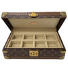 LOUIS VUITTON 路易威登 M47641 COFFRET 8 MONTRES 腕錶箱 棕色 PVC帆布 金釦