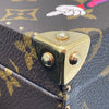 LOUIS VUITTON 路易威登 M92477 TAKASHI MURAKAMI 棕色經典老花 PVC 村上隆合作款 珠寶盒 化妝包 手提包