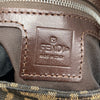 FENDI 芬迪 Zucca Mamma Baguette 法棍包 腋下包 帆布 棕色 銀釦