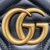 GUCCI 古馳 側背包 MARMONT MATELASSÉ 498100  黑色 皮革 金釦