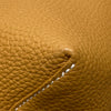 HERMES 愛馬仕 Y刻 DOUBLE SENS 28 牛皮 雙面手提包 淺棕色/粉紅