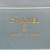 CHANEL 香奈兒 側背包 AP2463 牛仔金球相機包  藍色 金釦