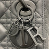DIOR 迪奧 MINI LADY DIOR 黑色 皮革 黑釦