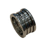 BVLGARI 寶格麗 346594 B.ZERO1 FOUR BANDS RING SIZE:51 18K 戒指 銀色 WG