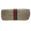 GUCCI 古馳 GG CANVAS TOTE BAG 帆布老花托特包 棕色 金釦