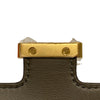 HERMES 愛馬仕 CONSTANCE TO GO 鴕鳥皮 灰色 金釦