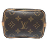 LOUIS VUITTON 路易威登 NANO NOÉ  深棕色 帆布 金扣