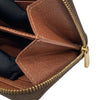 LOUIS VUITTON 路易威登 M60067 零錢包 棕色 帆布 金釦 老花