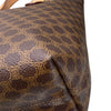 CELINE 思琳 Macadamia 手提包 PVC帆布 棕色 金釦