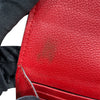 LOUIS VUITTON 路易威登 M58414 PALLAS MONOGRAM PVC帆布 長夾 紅色皮拚老花