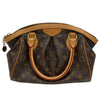 LOUIS VUITTON 路易威登 TIVOLI PM 手提包 PVC帆布 老花 棕色 金釦