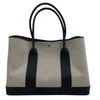 HERMÈS NEO GARDEN PARTY 43 灰色 帆布 銀釦