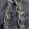 CHANEL 香奈兒 Lady Braid Flap Bag 手提包 皮革 黑色 銀釦