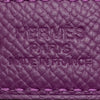 HERMES 愛馬仕 U刻印 H BELT 皮帶 80CM 紫×桃紅 雙色 金釦