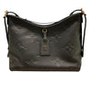 LOUIS VUITTON 路易威登 CARRYALL 黑色 皮革 金釦