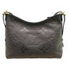 LOUIS VUITTON 路易威登 CARRYALL 黑色 皮革 金釦