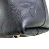 LOUIS VUITTON 路易威登 CARRYALL 黑色 皮革 金釦
