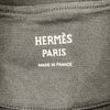 HERMES 愛馬仕 馬賽克刺繡口袋短袖 T 恤 H4H4615DA02 黑色 棉 #38