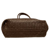 BOTTEGA VENETA 寶緹嘉 CABAT MM 深棕羊皮坎貝托特包