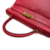 HERMES 愛馬仕 KELLY 32 凱莉包 內縫 TOGO皮革 紅色 金釦