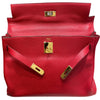 HERMES 愛馬仕 KELLY 32 凱莉包 內縫 TOGO皮革 紅色 金釦
