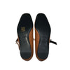 HERMES 愛馬仕 H242047Z 1W400 JANE BALLET FLAT 珍妮鞋 皮革 金棕色 銀釦